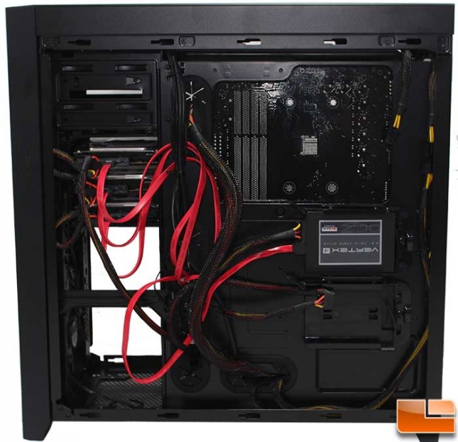 Corsair Obsidian 450D Back of MB Tray