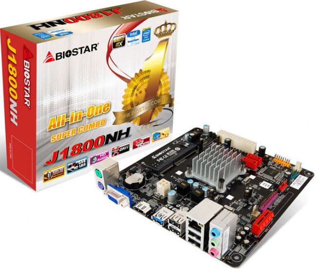 BIOSTAR J1800NH Motherboard