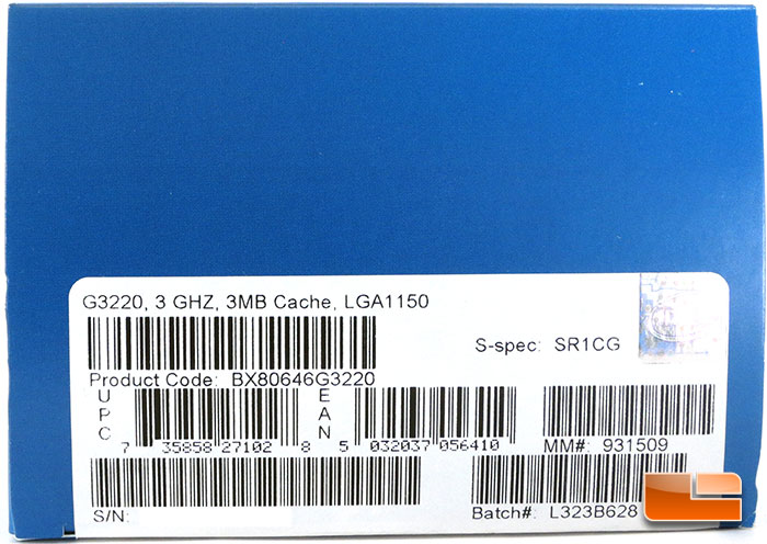 Intel Pentium G3220 3.0GHz Dual Core Processor Review - Legit Reviews