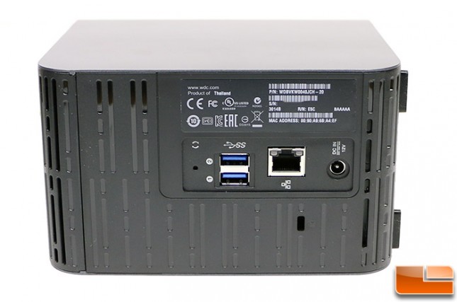 WD My Cloud EX2 Back
