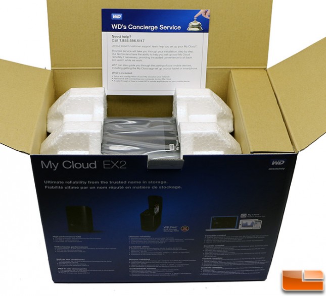 WD My Cloud EX2 Box Packaging