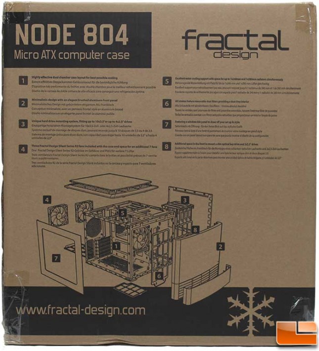 Fractal Design Node 804 Packaging Back