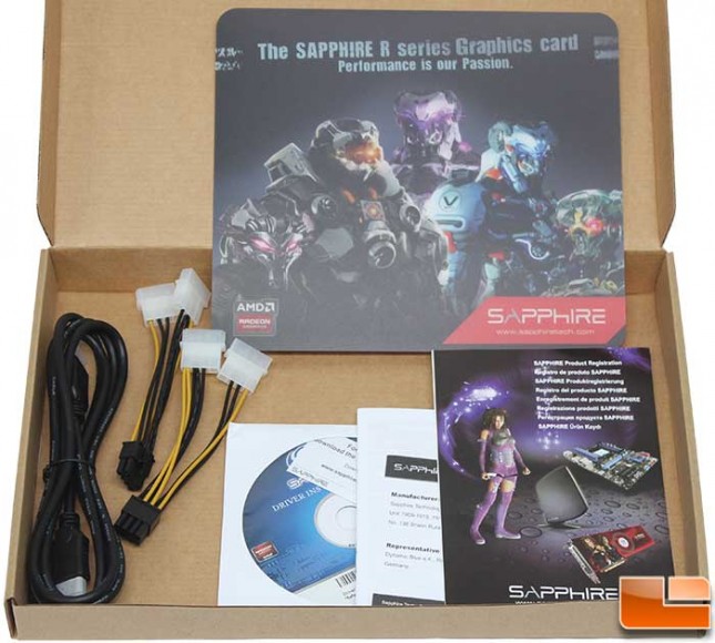 Sapphire Vapor-X R9 290 OC Box Accessories