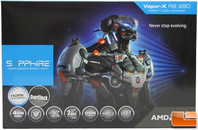 Sapphire Vapor-X R9 290 OC Box Front