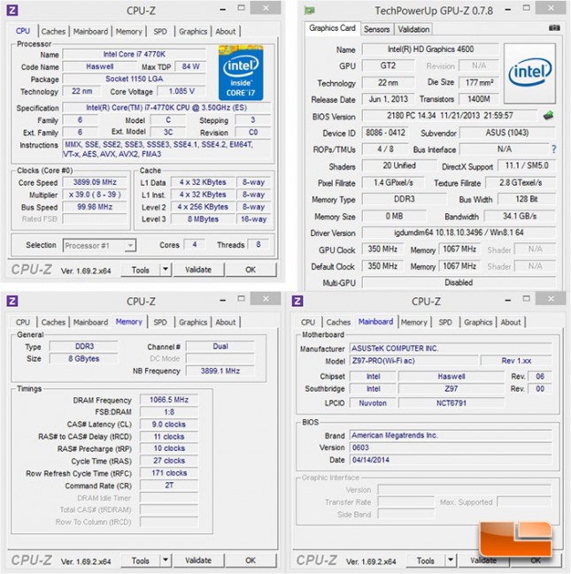 ASUS Z97-Pro [Wi-Fi ac] System Settings