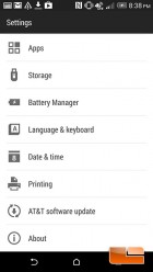 HTC One M8 Software