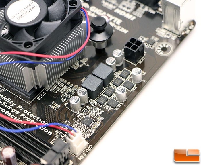 Gigabyte AM1M-S2H Motherboard Power Phases