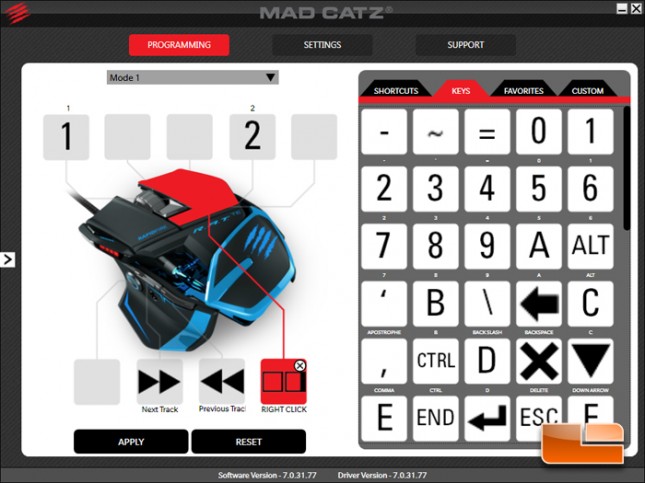 Mad Catz R.A.T. TE Gaming Mouse