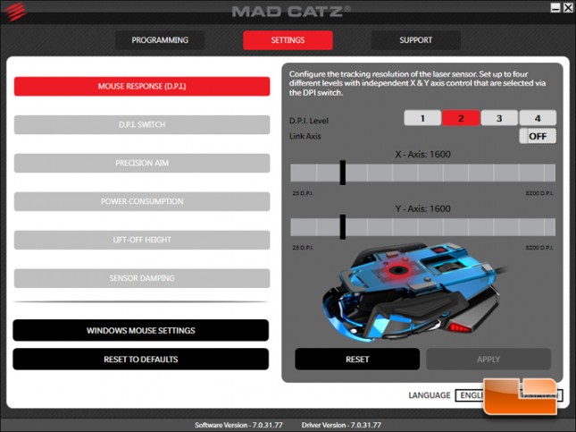 Mad Catz R.A.T. TE Gaming Mouse