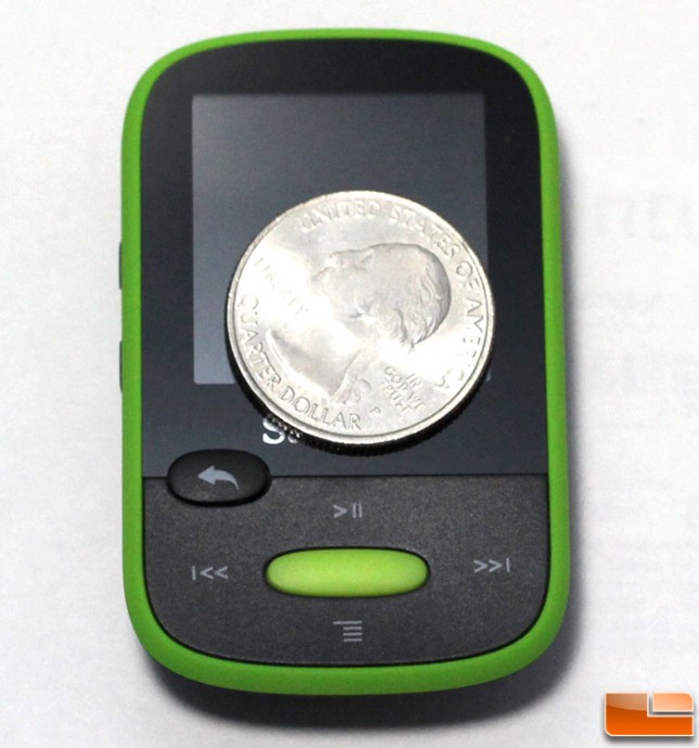 SanDisk Clip Sport Screen Size