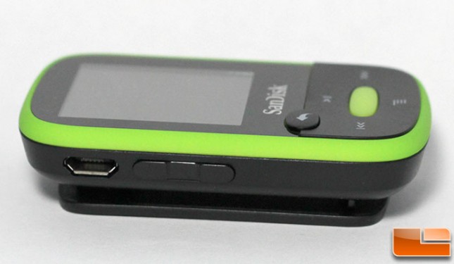 SanDisk Clip Sport left side