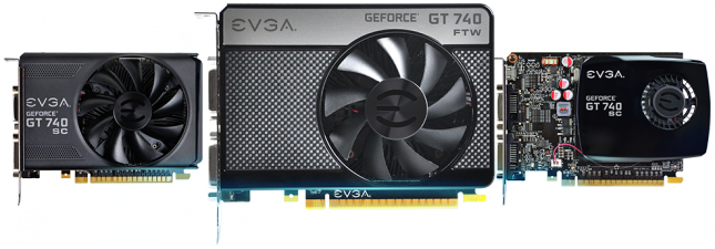 EVGA GeForce GT 740 Video Cards