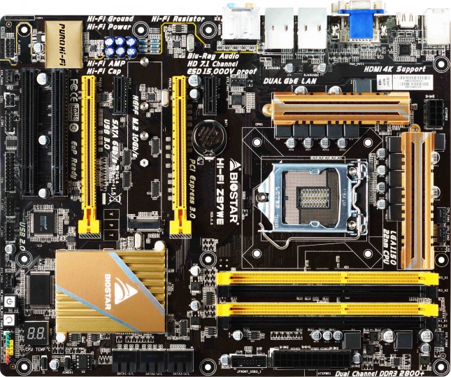 Biostar Hi-Fi Z97WE v5.0 Motherboard