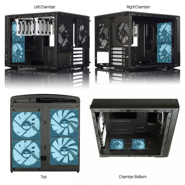 Fractal Design Node 804 Vendor Fan Locations