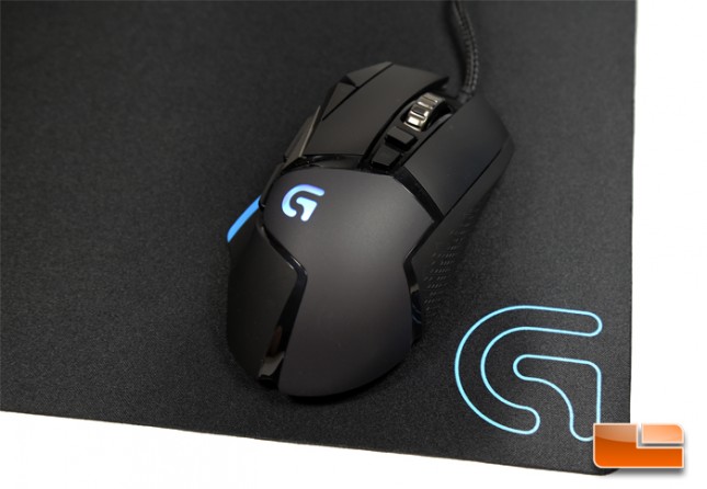 Logitech G502 Proteus Core Gaming Mouse and Logitech G240 Cloth Gaming Mouse Pad