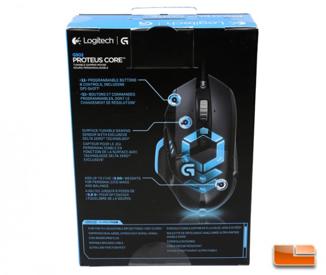 Logitech G502 Proteus Core Gaming Mouse