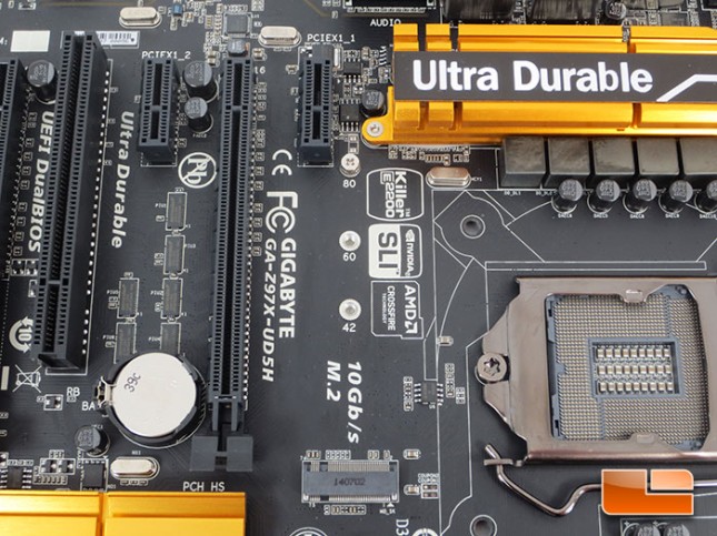 GIGABYTE Z97X-UD5H Intel Z97 Motherboard Layout