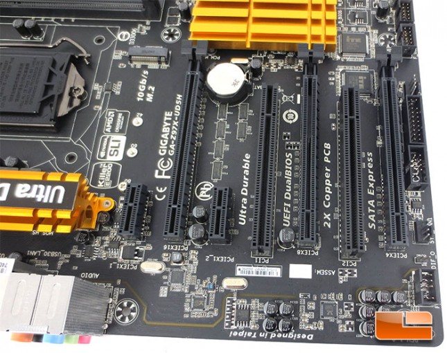 GIGABYTE Z97X-UD5H Intel Z97 Motherboard Layout