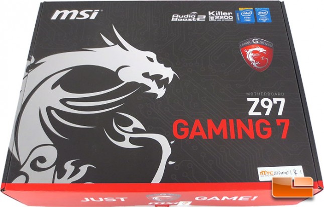 MSI Z97 Gaming 7 Intel Z97 Motherboard Retail Packaging