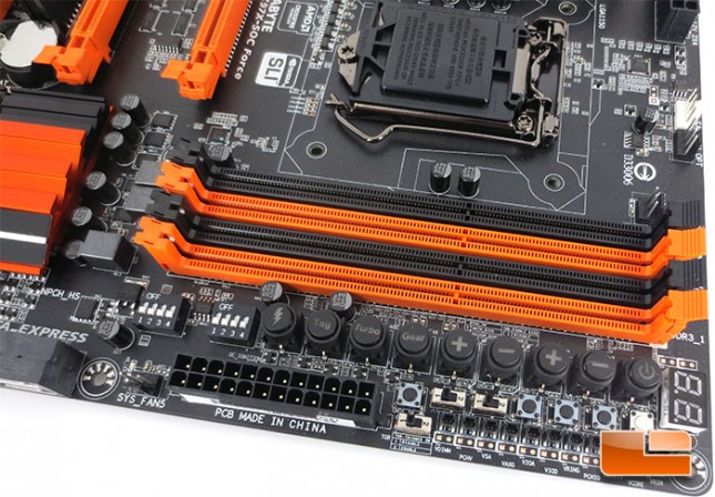 GIGABYTE Z97X-SOC Force Overclocking Motherboard Layout