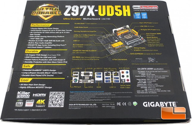 GIGABYTE Z97X-UD5H Retail Packaging