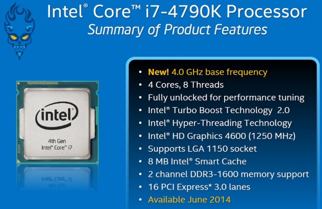 Intel Core i7-4790K Features