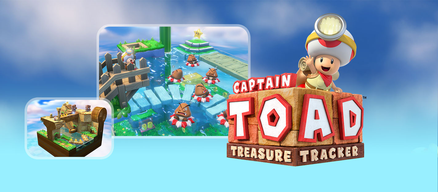 Treasure track. @Captain_Treasures. Captain toad: Treasure Tracker.