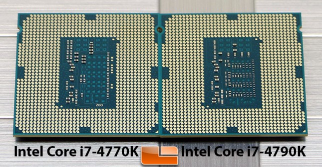 Intel Core i7-4970K and Core i7-4770K Pins