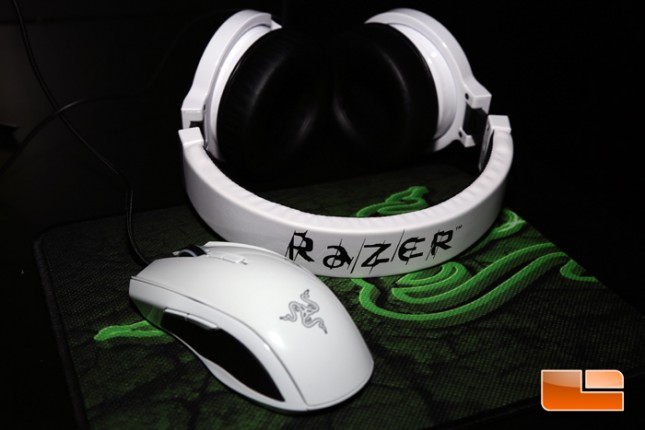 Razer Taipan White and Kraken Pro