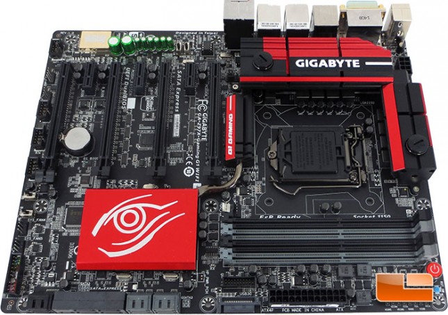 GIGABYTE Z97X-Gaming G1 WiFi-BK Motherboard Layout