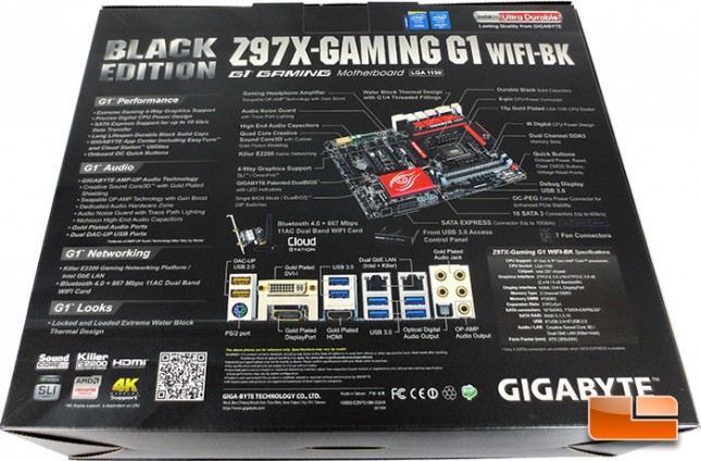 GIGABYTE Z97X-Gaming G1 WiFi-BK Retail Packaging