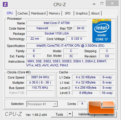 MSI Z97 Gaming 7 High Performance Memory Testing