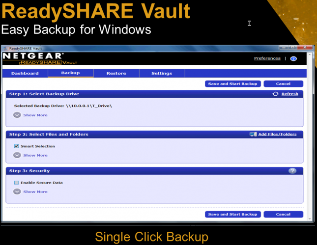 Netgear ReadySHARE Vault