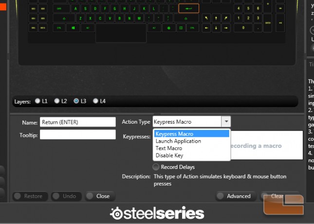 SteelSeries Apex Gaming Keyboard