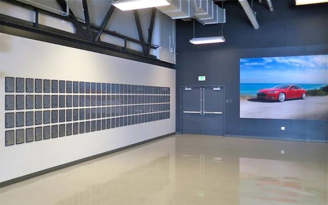 Tesla Motors Patent Wall