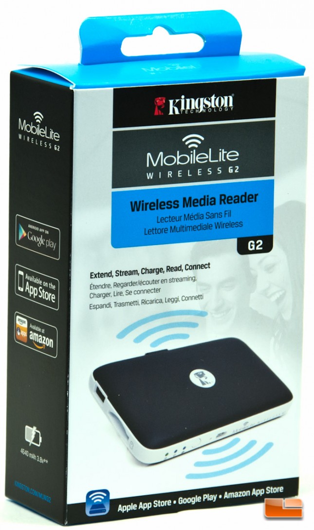 Kingston MobileLite Wireless G2 Box Front