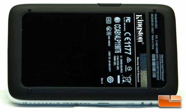 Kingston MobileLite Wireless G2 Bottom