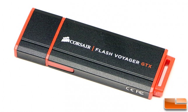 Corsair Flash Voyager GTX 128GB Drive Side