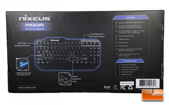 Nixeus MODA Mechanical Keyboard