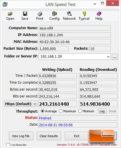 ASUS Z99-Deluxew Wi-Fi Go! Performance Testing