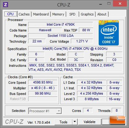 Digital Storm Bolt 2 CPU-z