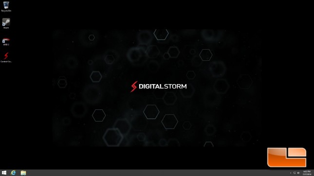 Digital Storm Bolt 2 First Boot - Desktop