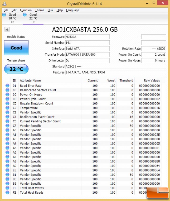 Angelbird SSD Wrk 256GB Info