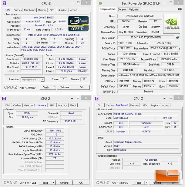 ASUS X99-Deluxe Intel X99 System Settings