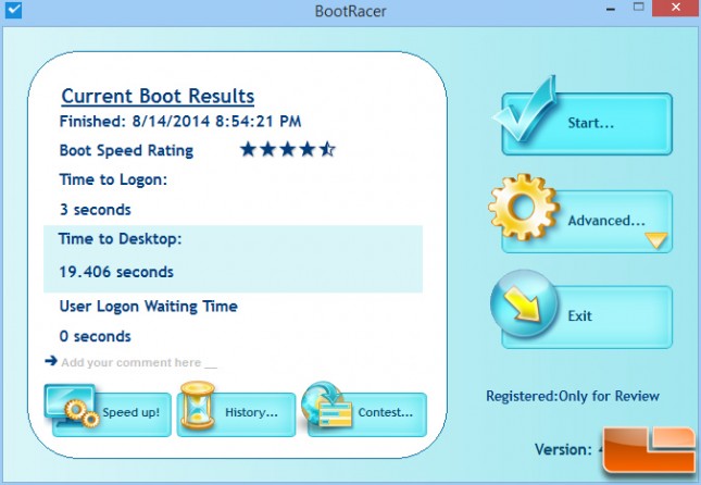 MyDigitalSSD Super Cache 2 Boot Racer 