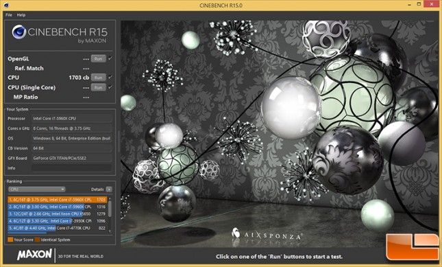 cinebench overclocked