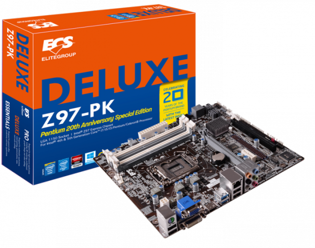 ECS Deluxe Z97-PK Intel Z97 Motherboard