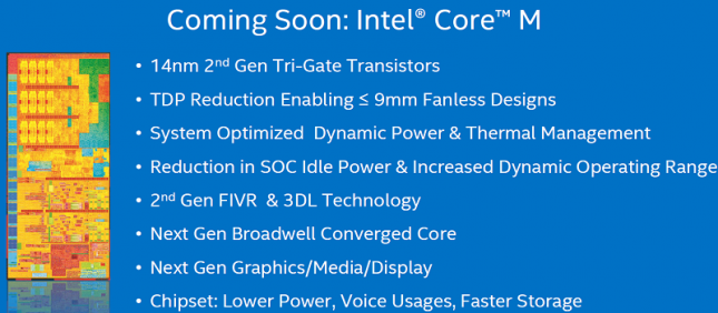 Intel Core M Broadwell-Y