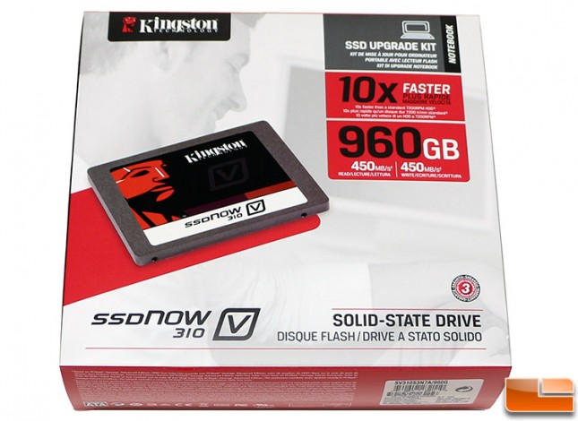 Kingston SSDNow V310 960GB SSD Review - Legit Reviews