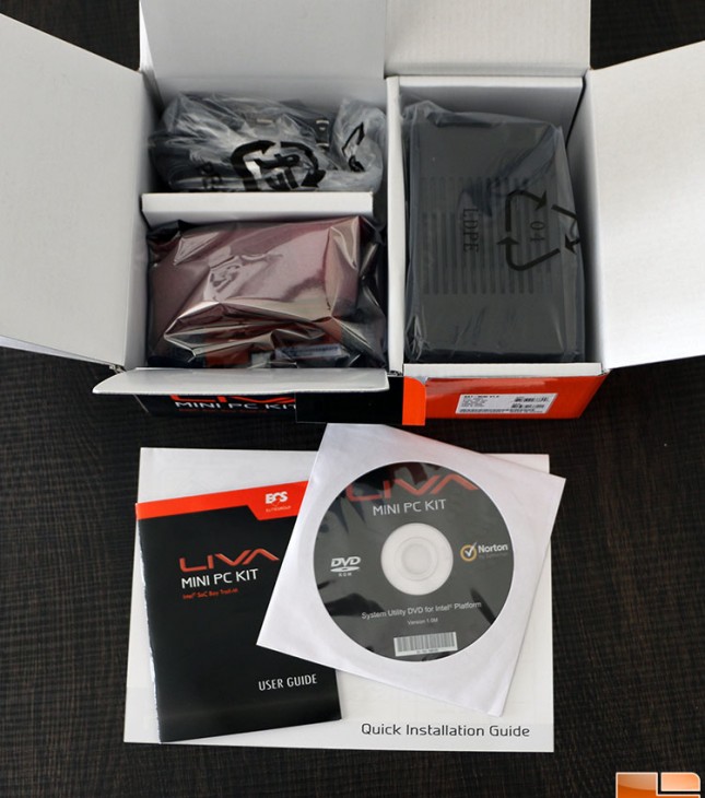 ECS Lina Mini PC Retail Packaging